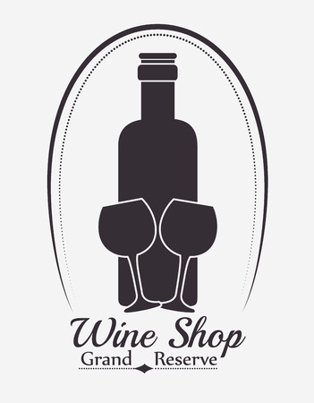 Wine digital design, vector illustration eps 10.のイラスト素材