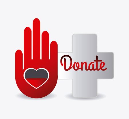 Blood donation design, vector illustration eps 10.のイラスト素材
