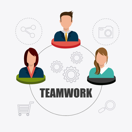 Business teamwork design, vector illustration eps 10.のイラスト素材