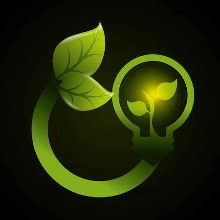 Green energy design, vector illustration eps 10.のイラスト素材