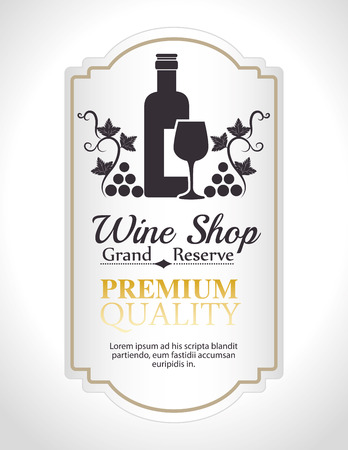 Wine digital design, vector illustration eps 10.のイラスト素材