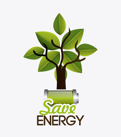 Green energy design, vector illustration eps 10.のイラスト素材