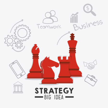 Strategy business design, vector illustration eps 10.のイラスト素材