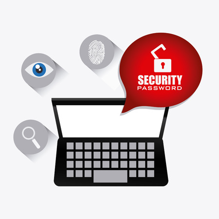 Security system design, vector illustration eps 10.のイラスト素材