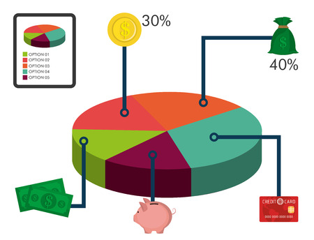 Saving money design, vector illustration eps 10.のイラスト素材