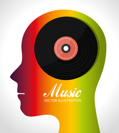Music design, vector illustration eps 10.のイラスト素材