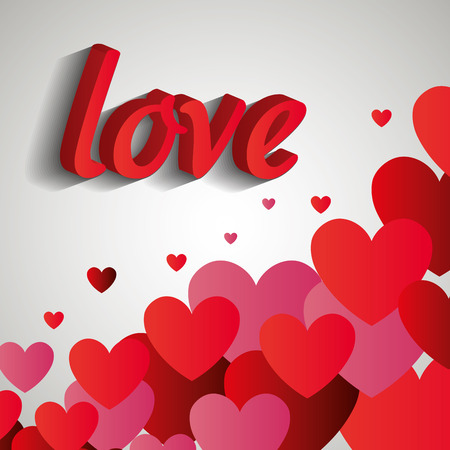 Romantic love design, vector illustration eps 10.のイラスト素材