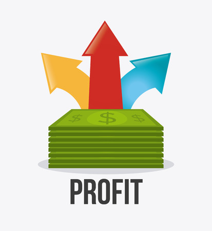 Profit business design, vector illustration eps 10.のイラスト素材