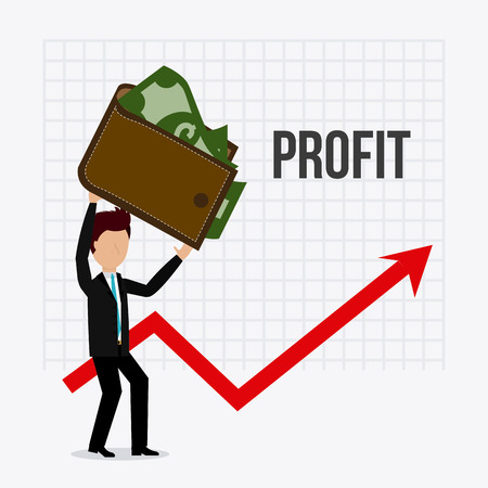 Profit business design, vector illustration eps 10.のイラスト素材