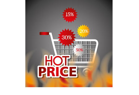 Shopping digital design, vector illustration eps 10.のイラスト素材