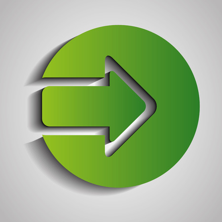 Arrows digital design, vector illustration eps 10.のイラスト素材