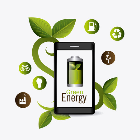 Go green design, vector illustration eps 10.のイラスト素材