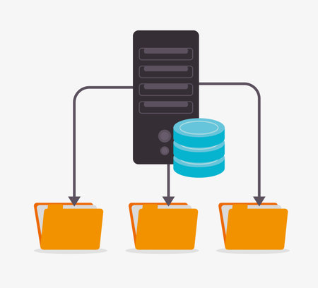 Data base design, vector illustration eps 10.のイラスト素材