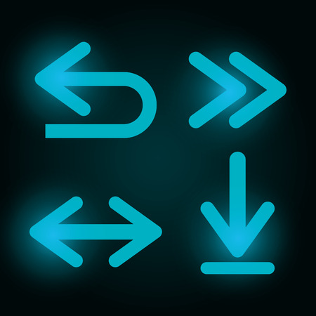 Arrows digital design, vector illustration eps 10.のイラスト素材