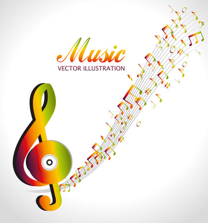 Music design, vector illustration eps 10.のイラスト素材