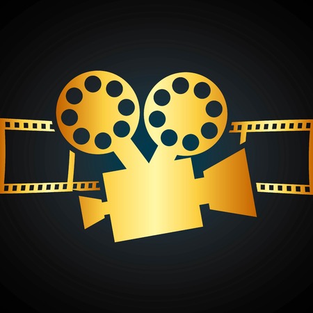 film award design, vector illustration eps10 graphicのイラスト素材