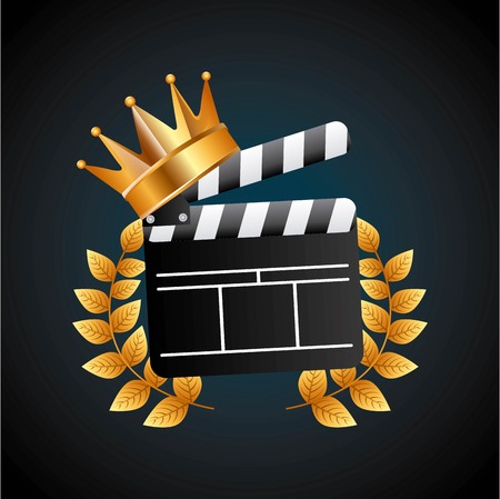 film award design, vector illustration eps10 graphicのイラスト素材