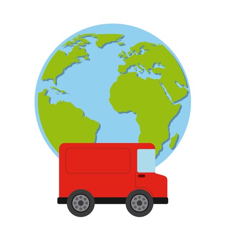 delivery service design, vector illustration eps10 graphicのイラスト素材