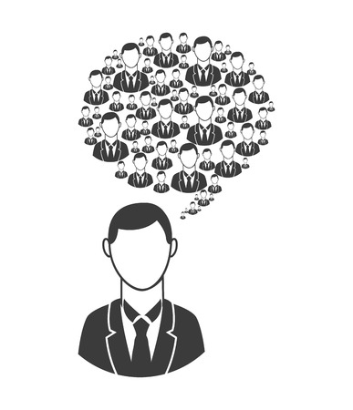 avatar businessman design, vector illustration eps10 graphicのイラスト素材