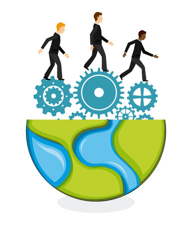 team work design, vector illustration eps10 graphicのイラスト素材