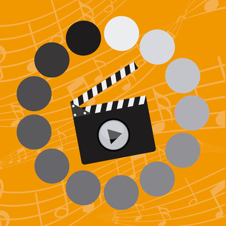 media player design, vector illustration eps10 graphicのイラスト素材