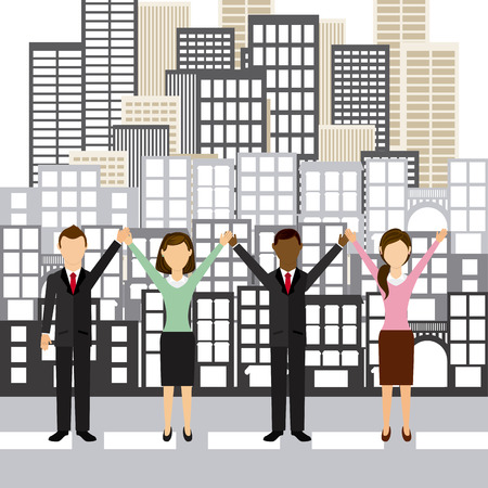 team work design, vector illustration eps10 graphicのイラスト素材