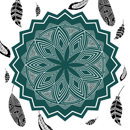 boho style design, vector illustration eps10 graphicのイラスト素材
