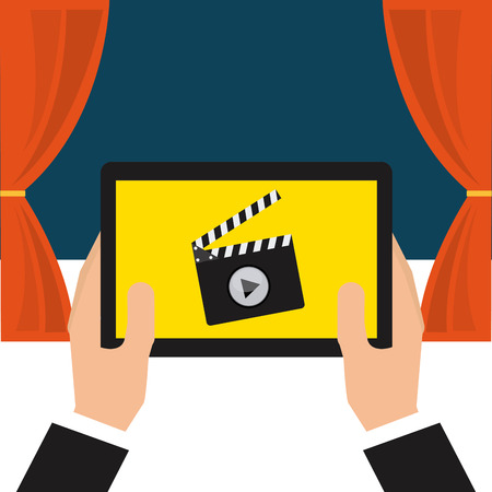 media player design, vector illustration eps10 graphicのイラスト素材