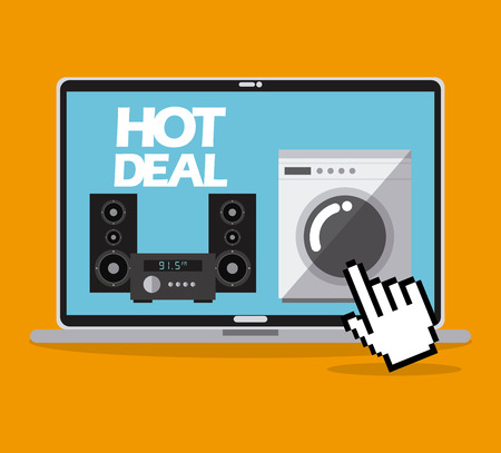 hot offer design, vector illustration eps10 graphicのイラスト素材