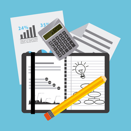 business planning design, vector illustration eps10 graphicのイラスト素材