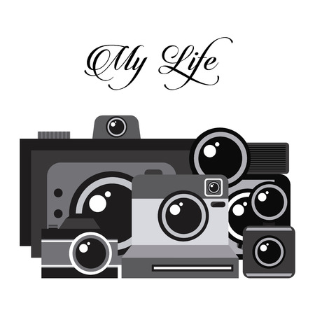 old style photograph design, vector illustration eps10 graphicのイラスト素材