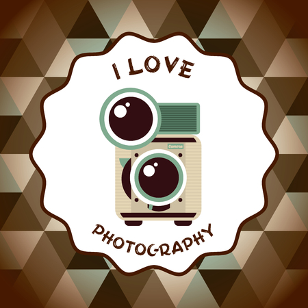 old style photography design, vector illustration eps10 graphicのイラスト素材