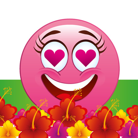 emoticon concept design, vector illustration eps10 graphicのイラスト素材