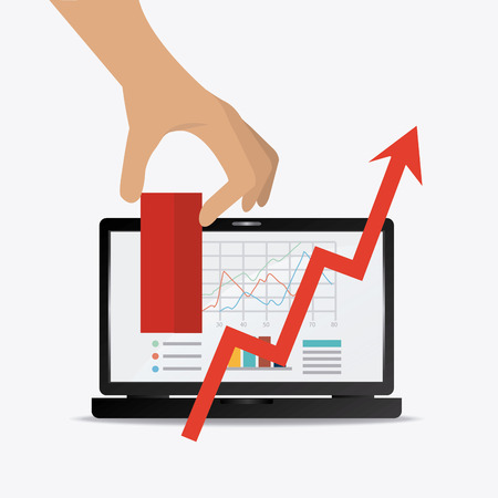 Business profit design, vector illustration eps 10.のイラスト素材