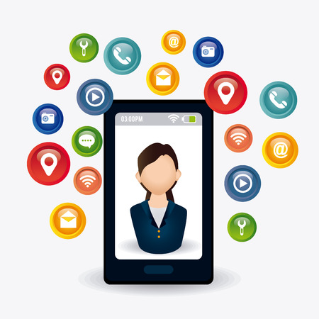 Social media design, vector illustration eps 10.のイラスト素材
