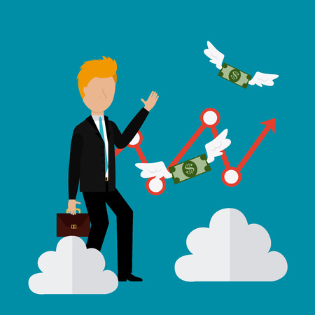 Business profit design, vector illustration eps 10.のイラスト素材