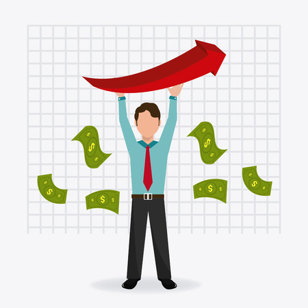 Business profit design, vector illustration eps 10.のイラスト素材