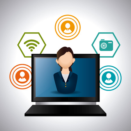 Social media design, vector illustration eps 10.のイラスト素材
