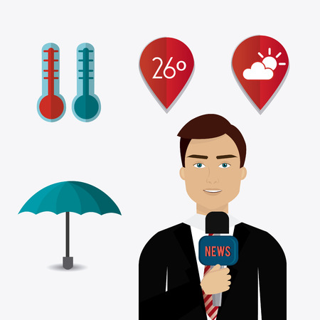 Weather mobile app design, vector illustration eps 10.のイラスト素材