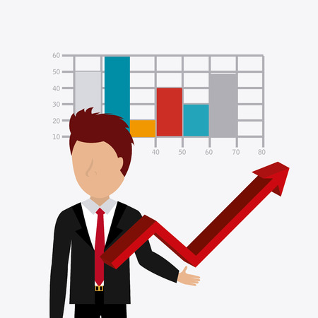 Business profit design, vector illustration eps 10.のイラスト素材