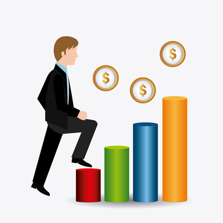 Business profit design, vector illustration eps 10.のイラスト素材