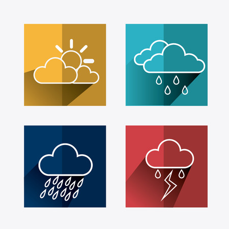 Weather mobile application design, vector illustration eps 10.のイラスト素材