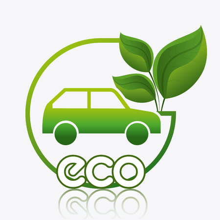 Eco city design, vector illustration eps 10.のイラスト素材