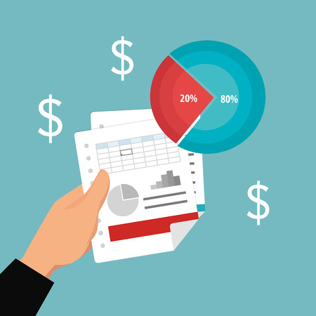 Business profit design, vector illustration eps 10.のイラスト素材