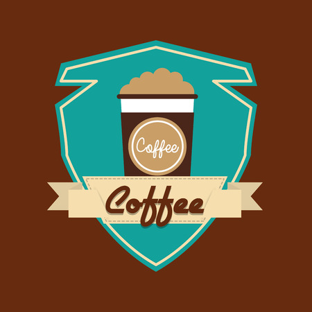 delicious coffee design, vector illustration eps10 graphicのイラスト素材