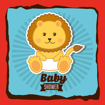 baby shower design, vector illustration eps10 graphicのイラスト素材