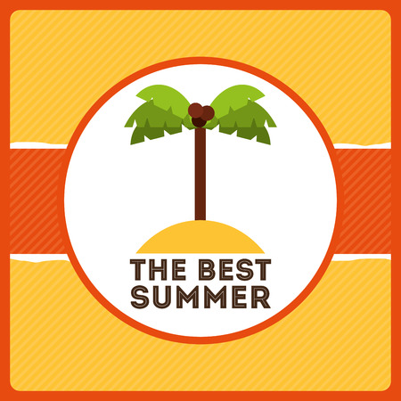 summer vacations design, vector illustration eps10 graphicのイラスト素材