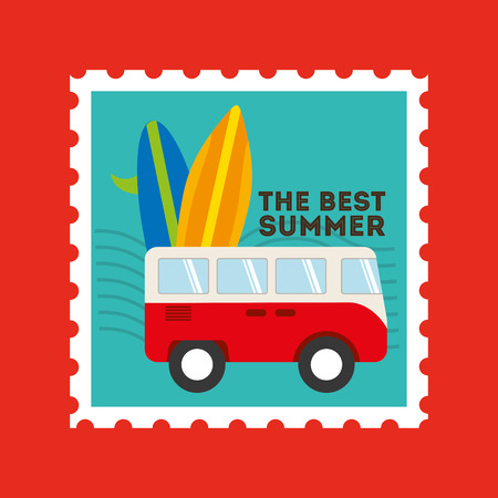 summer vacations design, vector illustration eps10 graphicのイラスト素材