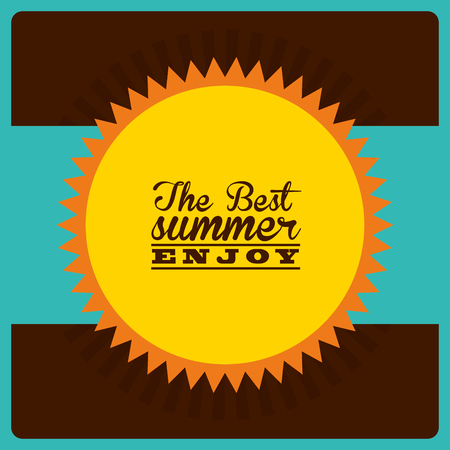 summer vacations design, vector illustration eps10 graphicのイラスト素材