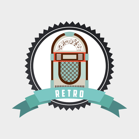 retro icon design, vector illustration eps10 graphicのイラスト素材